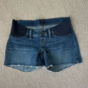 NWT JCrew Maternity Denim Shorts Size: 26